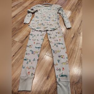 WOMAN'S OLD NAVY 2 PIECE PAJAMAS THERMO  CHRISTMAS SET SIZE SMALL WARM, COZY EUC